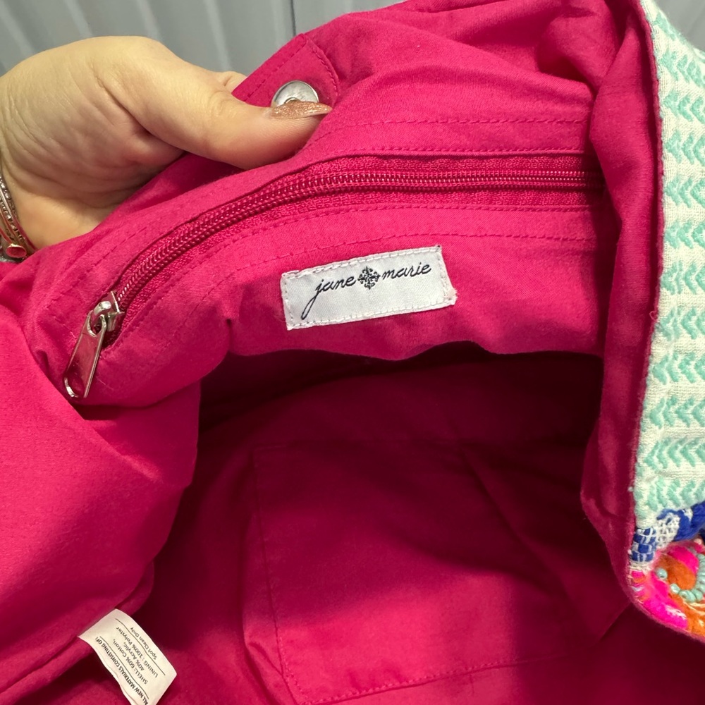 Colorful Patterned Tote Bag - Picture 4 of 4